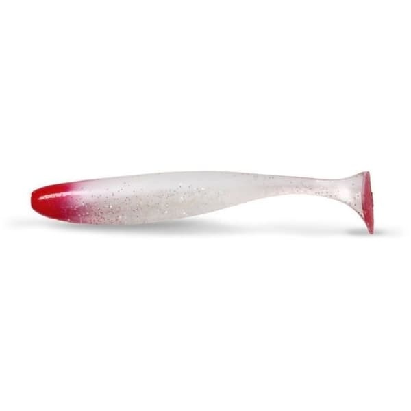 10-pack Quantum 4street B-Ass Shad - vit/röd - 5,60 cm