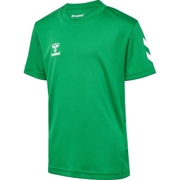 Set t-shirt + shorts barn Hummel Logo - grön