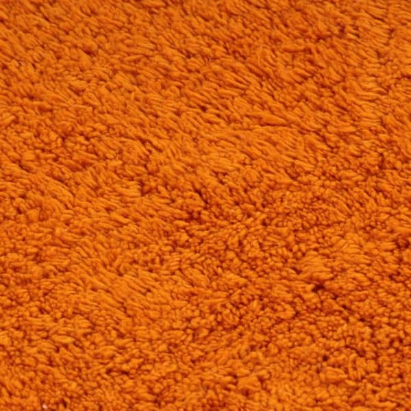 Badrug - vidaXL - 3 st - Orange - Rektangulär - Tvättbar