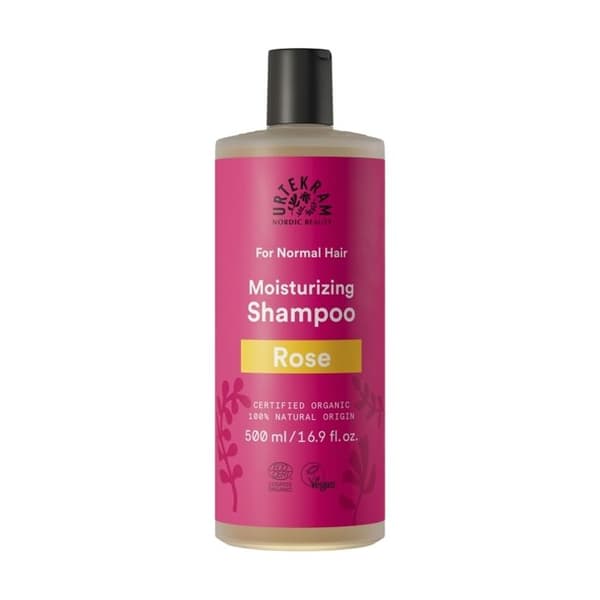 Urtekram Rose Organic Shampoo för normalt hår 500 ml