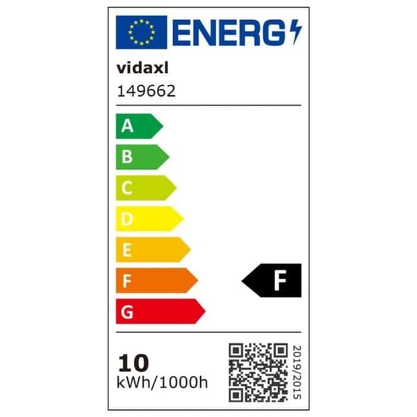 vidaXL LED-projektor med stativ 2x100 W Kallvit