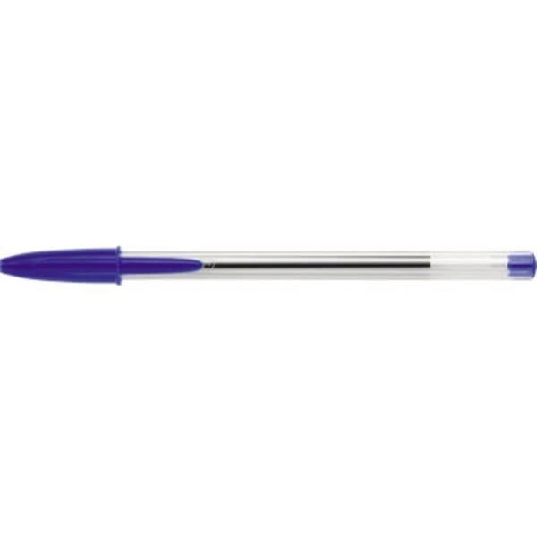 Stylo Bille - BIC - CRISTAL - Medium Point - Pack 90+10 - Blå färg