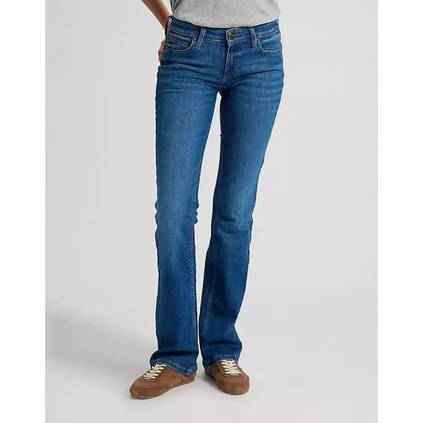 Lee Jessica raka jeans för kvinnor