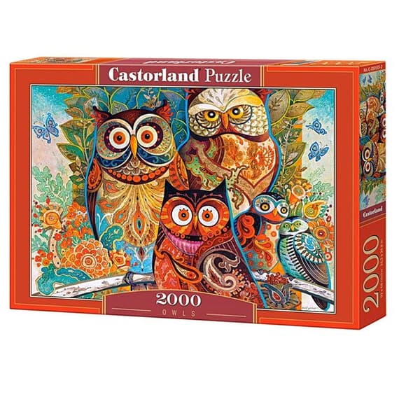 2000 bitars pussel - CASTORLAND - David Galchutt: Ugglor - Djur - Interiör - Vuxen