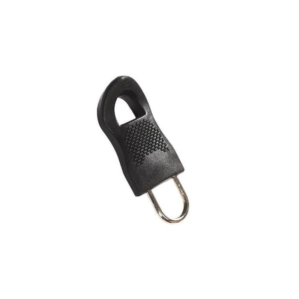 Set med 4 st stängningsringar "Zippade" 5cm Svart