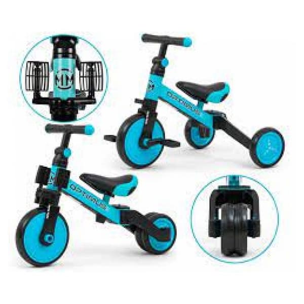 Ride On - Cykel 3i1 Optimus Blå