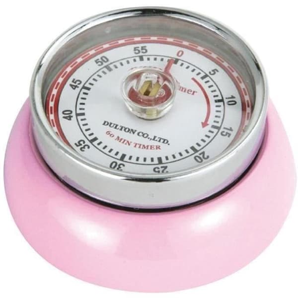 Köks timer - GLOP STUDIO - Hastighet - Rosa - Mekanisk - Ø 7 cm