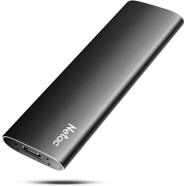 SSD Portabel - NETAC - 500 Go - USB 3.2 Gen 2 - Typ-C - Aluminium