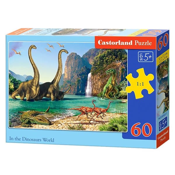 (CSB06922) - Castorland Classic Puzzle 60 bitar - I dinosauriernas värld