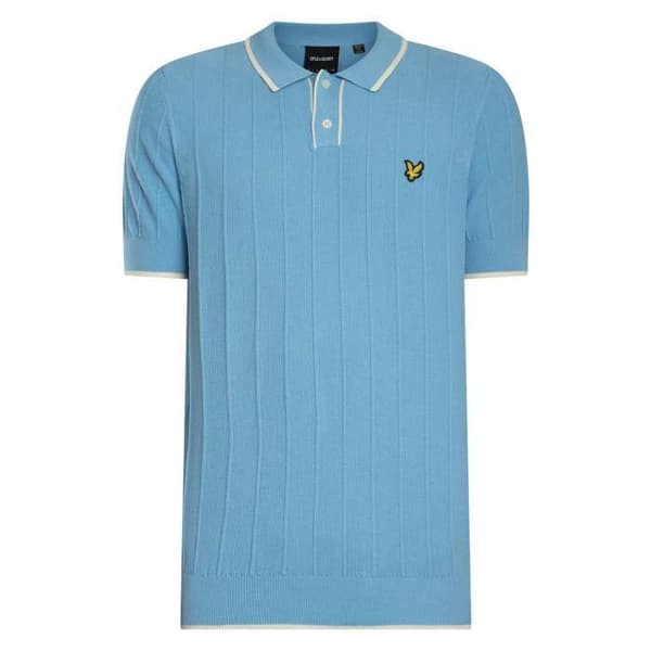 Stickad Polo Med Spetsar - Lyle & Scott