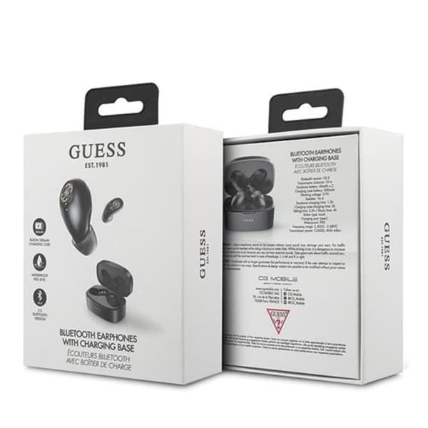 Guess Stereo Headset Bluetooth 5.0 Stereo Headset 4h Svart