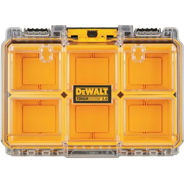 Organisatör DEWALT TOUGHSYSTEM 2.0 halvbredd - Gul