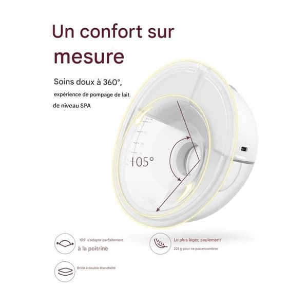 Mjölkpump Momcozy M5 Enkel