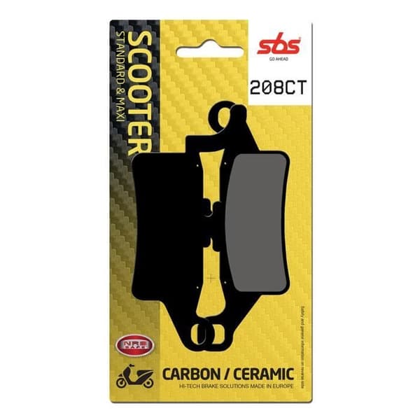 SBS - Scooter Bromsklossar 208Ct Maxi Kol
