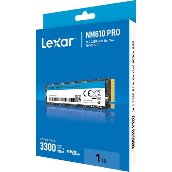 LEXAR - NM1090 - SSD-hårddisk - 2 To - M.2 2280 PCIe Gen 5x4