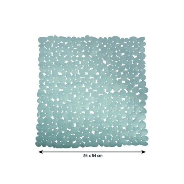 PVC pebble duschmatta 53x53cm grå - MSV