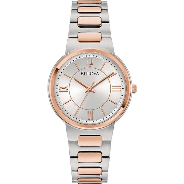 Klocka - Stål Guld - Bulova - 98L327