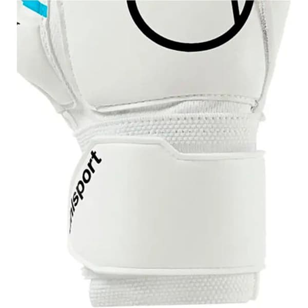 Uhlsport FM Cybertec Soft Flex Frame målvaktshandskar - vit/cyberblå/svart