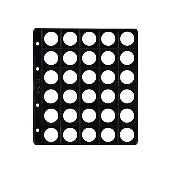 Plastfickor - Pardo - 30 fack - Transparent - Diameter 25 mm