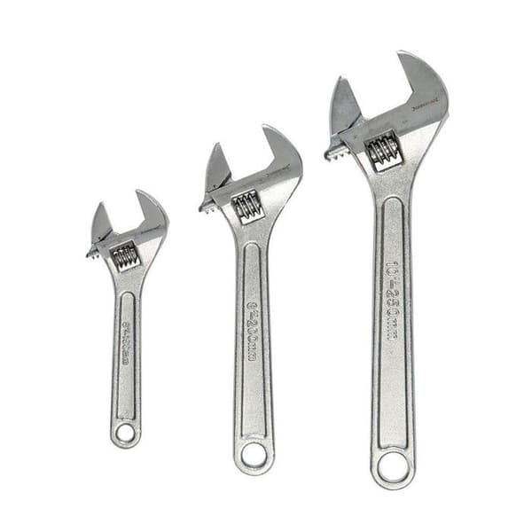 SILVERLINE Set med 3 justerbara skiftnycklar