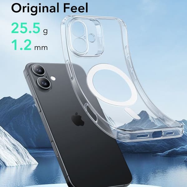 MagSafe ESR Zero HaloLock-fodral för iPhone 16 Plus - Klar