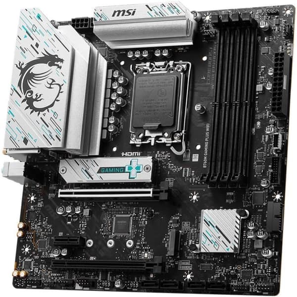 Moderkort - MSI - B760M GAMING PLUS WIFI Intel B760 LGA 1700 micro ATX