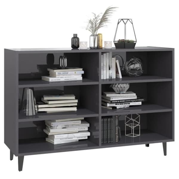 vidaXL Sideboard Blank Grå 103,5x35x70 cm Spånskiva