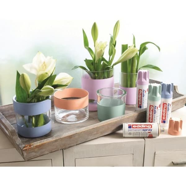 EDDING Akrylspray E5200 - 200 ml - Trafikvit