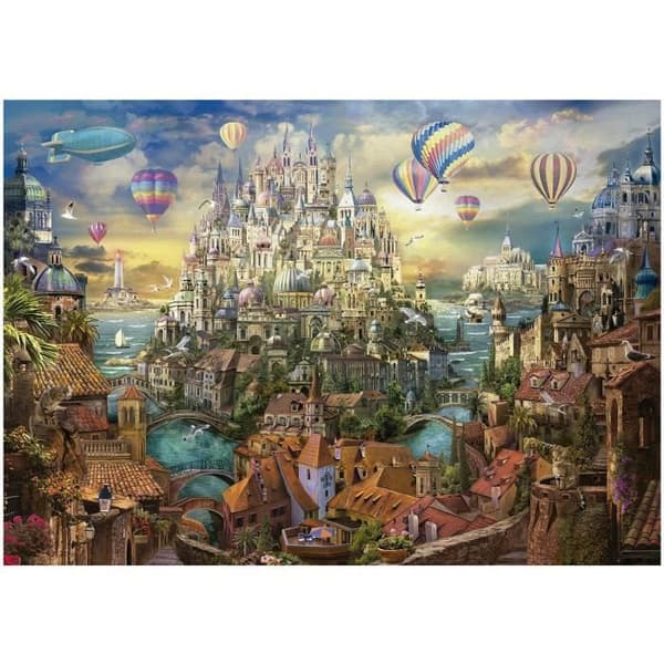 Arkitektur och monumentpussel - EDUCA - DREAM CITY - 8000 bitar