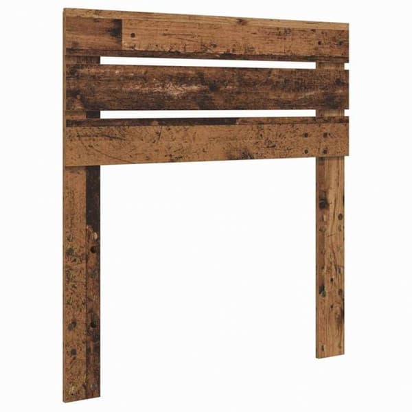 Sänggavel - VIDAXL - 100 cm - Premium ingenjörsträ - Rektangulär - Brun