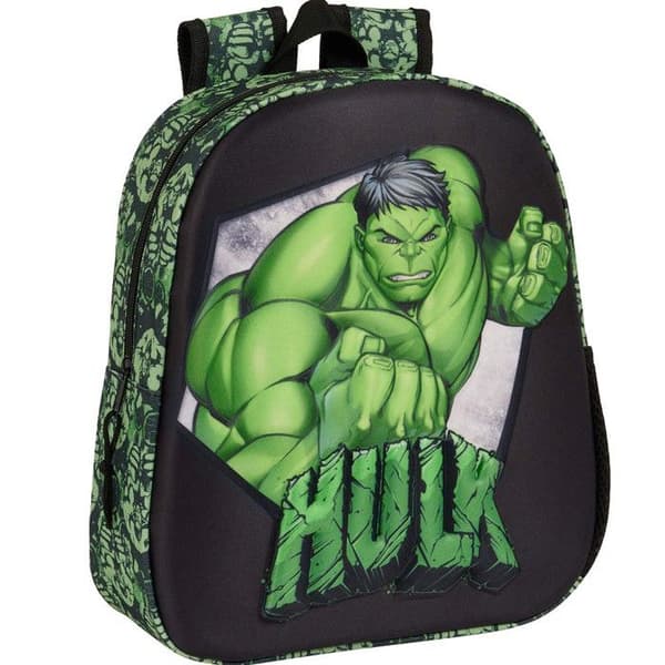 Hulk 3D Kindergarten Ryggsäck - 33 CM - High-end - Marvel