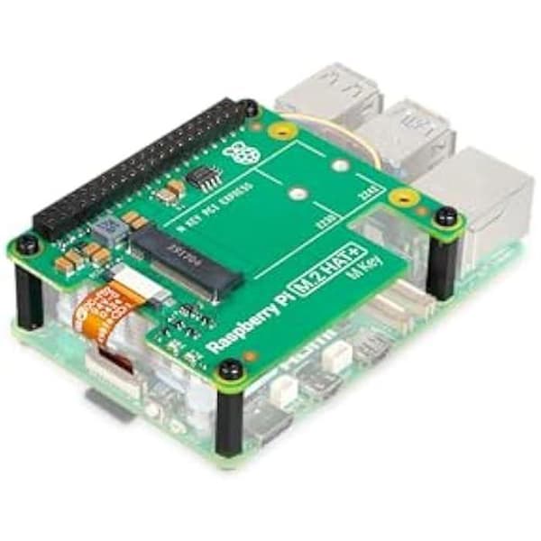 Chapeau M.2 - RASPBERRY PI - Raspberry Pi 5 - Lagringstillägg - Lätt installation - Ökad kapacitet
