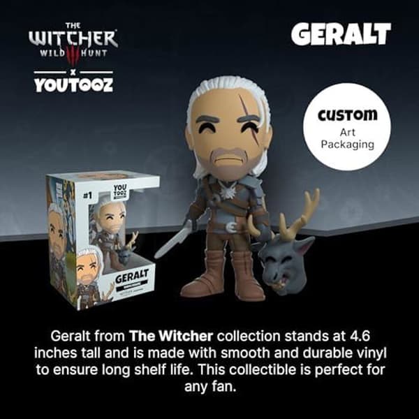 Figur - Youtooz - Geralt Witcher - 11,7 cm - Samling - Vinyl