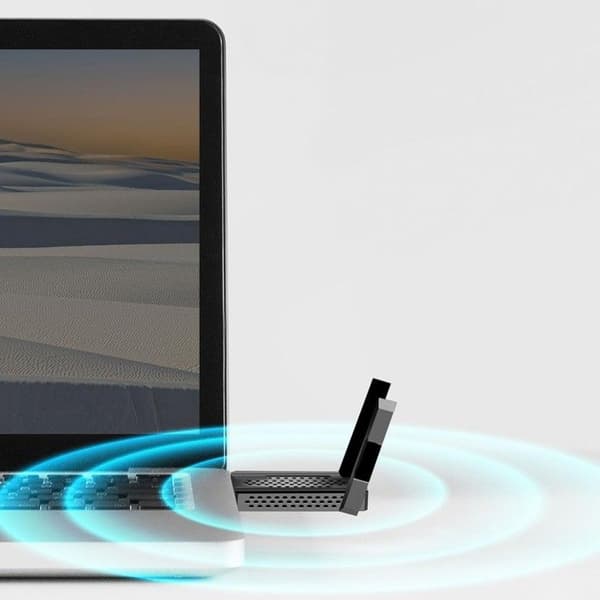 USB 3.0 WiFi-adapter med antenner, 5,8 GHz
