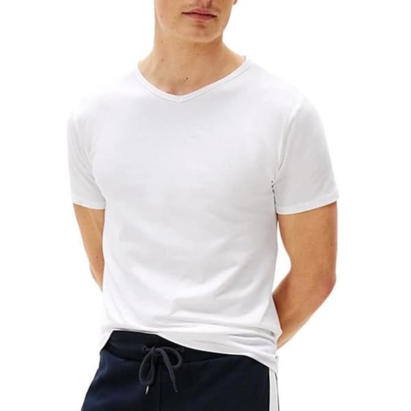 Trepack T-shirt Vit Herr Tommy Hilfiger Stretch