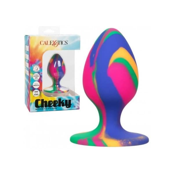 Plug Anal - Calexotics - Cheeky - Medium - Mjuk Silikon - Säker Sugpropp