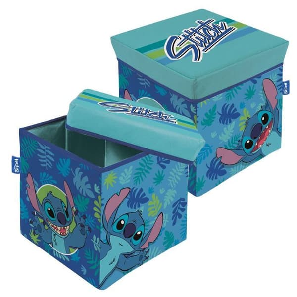 Fällbar förvaringslåda i tyg Lilo och Stitch