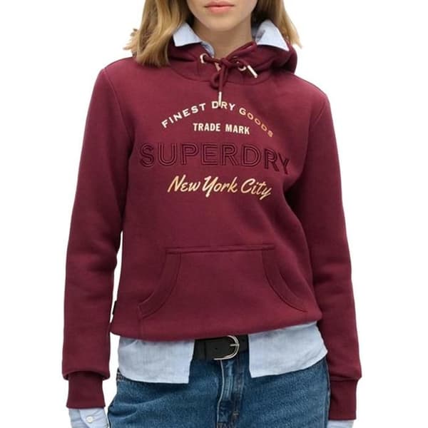 Sweat Rouge Kvinna Superdry Luxe
