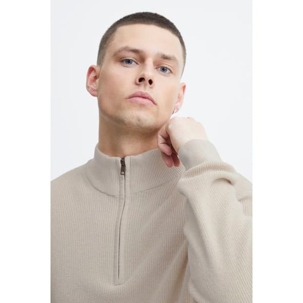Pull 1/2 zip Blend Codford - Grå - XL