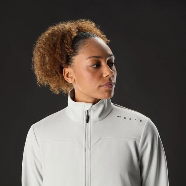 Kvinnors vattentät jacka Musto Evolution Softshell - platinum