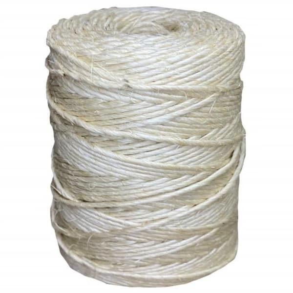 vidaXL 100% Sisal Rep 3 mm 200 m 155004