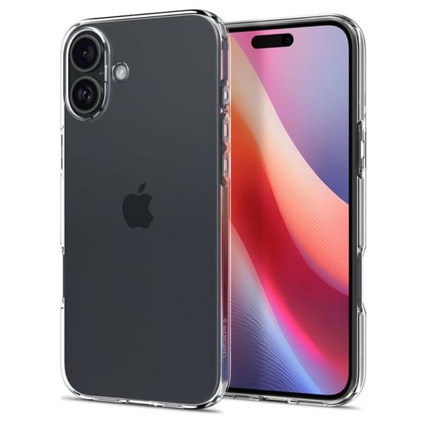 Spigen Liquid Crystal-fodral för iPhone 16 - Klar