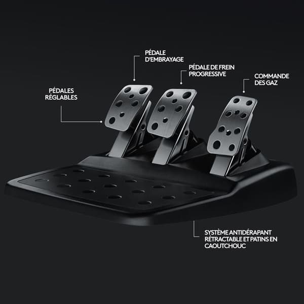 Volant gaming Logitech G29 Driving Force med pedaler för PS, PC och Mac