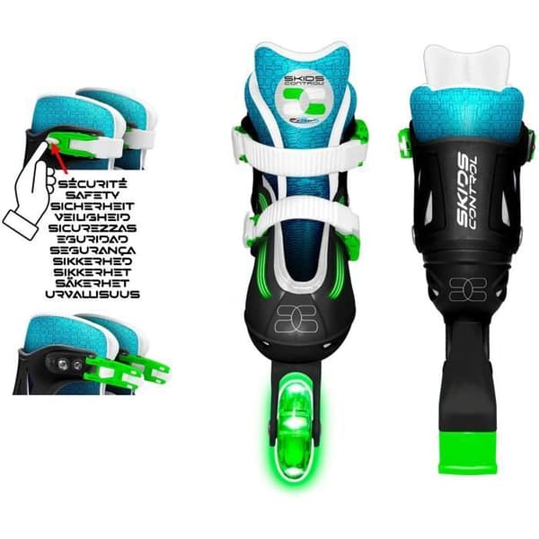 STAMP - Justerbara inlines - Light Up Wheels - Skid Control