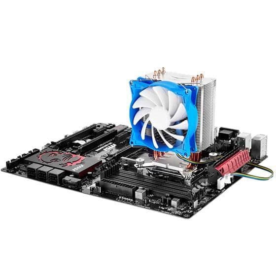 Processorfläkt - SILVERSTONE - SST-AR08 - 92mm PWM - 3 värmerör - Aluminium
