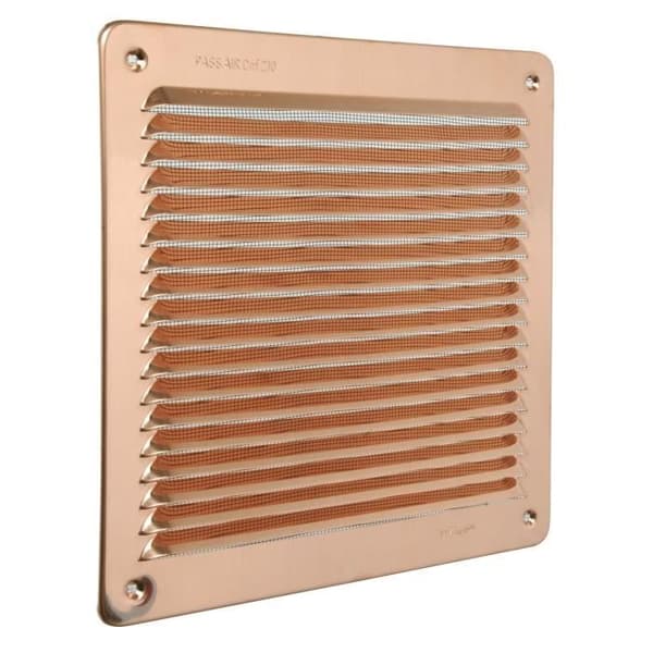 Rete Ventilation Quadra överläggsgaller, koppar - LAR2323RA