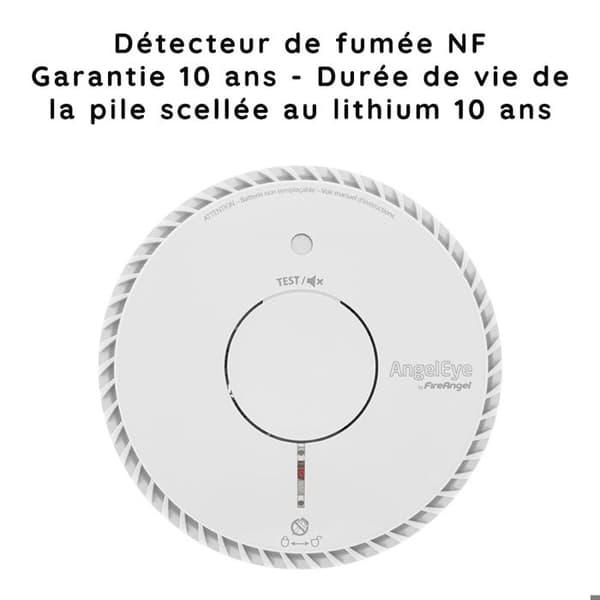 Röksensor NF - 10 års garanti - Livslängd 10 år