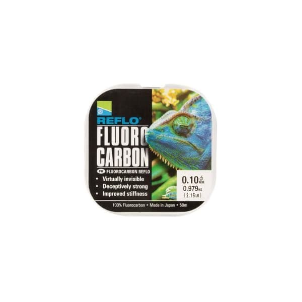 Fluorokarbon Preston Reflo Power 0.14mm - svart - TU