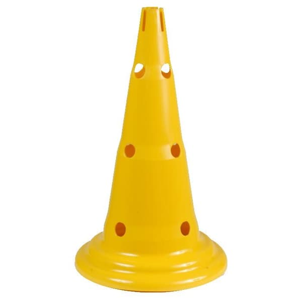 CONE MULTIJEUX 50 cm 12 Hål gul Sea