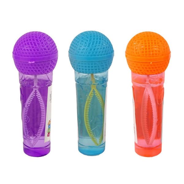 Såpbubblor - IMPORT - Mikrofon - 40 ml - 3 Färger - För Barn